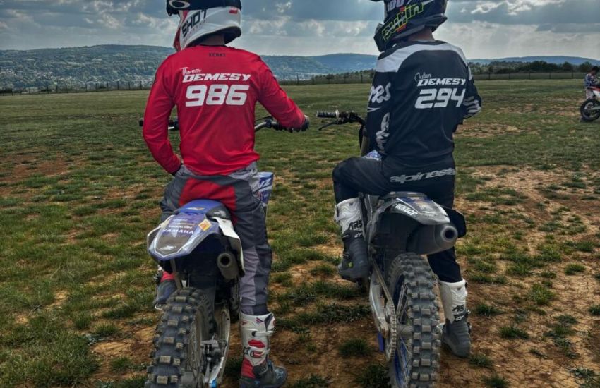 Personnalisation T-shirt Moto Cross